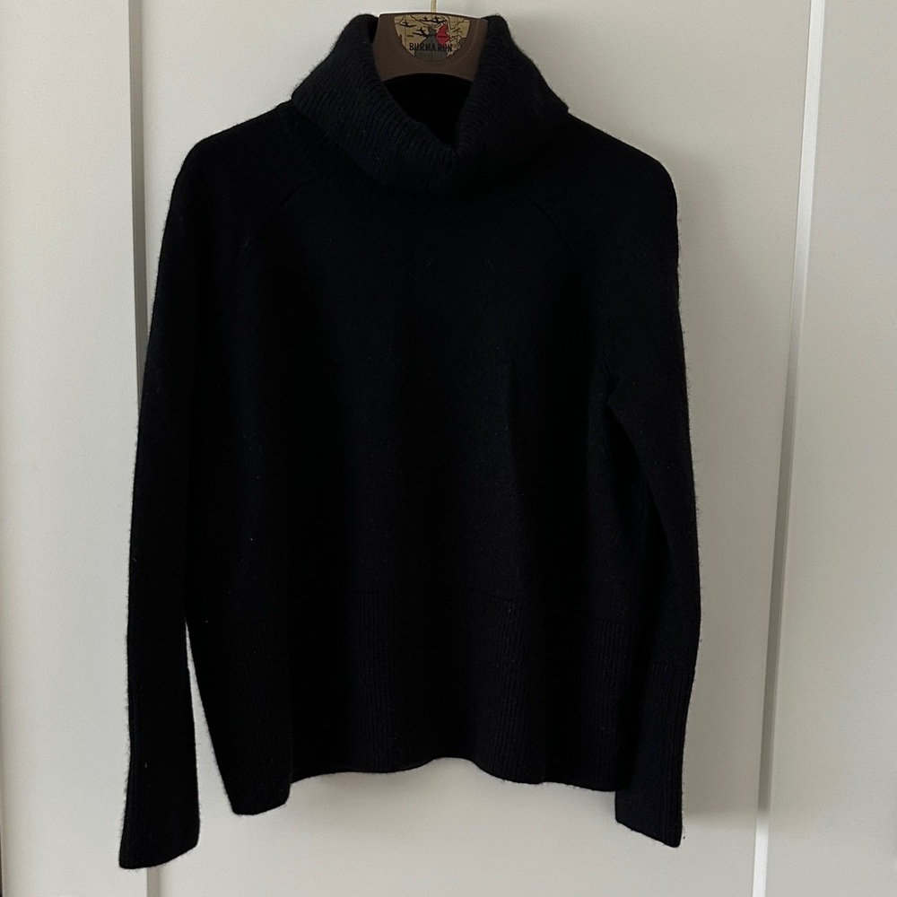 Athleta Black Cowl Neck Sweater